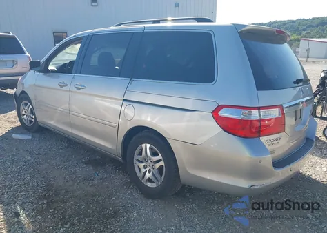 2007 Honda Odyssey Touring from USA, damaged, VIN 5FNRL38807B060706
